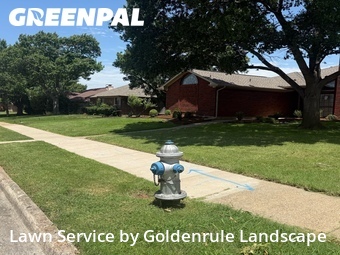 Lawn Servicein Wylie,75098,Lawn Cut by Goldenrule Landscape, work completed in Jul , 2026