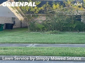 Lawn Mowingin Stafford,77477,Grass Cut by Simply Mowed Service, work completed in Nov , 2025