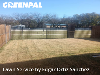 Lawn Maintenancein Wylie,75098,Lawn Service by Edgar Ortiz Sanchez, work completed in Jan , 2026