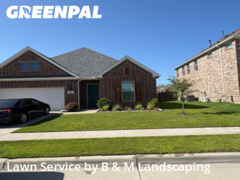 Lawn Carein Euless,76039,Grass Cut by B & M Landscaping, work completed in Dec , 2025
