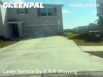 Grass Cuttingin Wesley Chapel,33545,Lawn Cutting by K N K Mowing, work completed in Nov , 2025