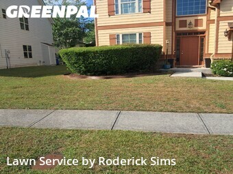 Lawn Mowin Lawrenceville,30045,Grass Cutting by Roderick Sims, work completed in Jun , 2026