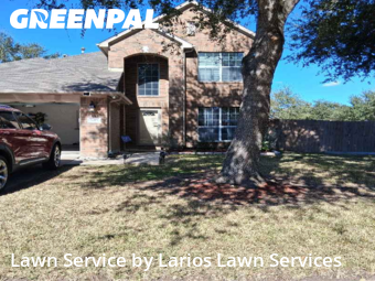 Lawn Mowing Servicein Pearland,77584,Yard Mowing by Larios Lawn Services, work completed in Feb , 2026