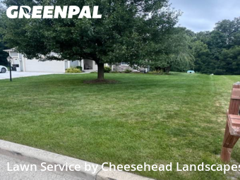 Lawn Cutin Franklin,53132,Lawn Mowing Service by Cheesehead Landscapes, work completed in Nov , 2025
