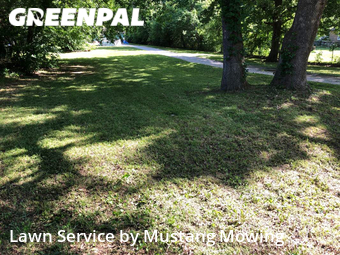 Backyard Mowing in Turley, 74130, Yard Care by Mustang Mowing, work completed in Nov , 2025