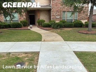 Lawn Care Servicein Frisco,75036,Lawn Mowing by Alfas Landscaping, work completed in Jun , 2026