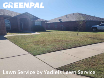 Lawn Mowingin Moore,73160,Lawn Service by Yadiels Lawn Service, work completed in Oct , 2025