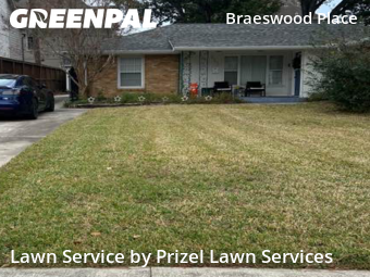 Lawn Mowingin Houston,77025,Lawn Cut by Prizel Lawn Services, work completed in Jan , 2026