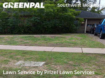 Lawn Mowin Bellaire,77401,Lawn Cut by Prizel Lawn Services, work completed in Nov , 2025