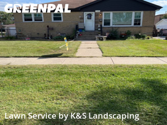 Weekly Mowing in Tinley Park, 60477, Grass Care by K&S Landscaping, work completed in Nov , 2025