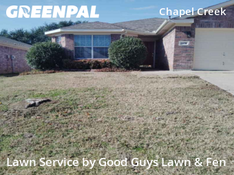 Landscape Design In Fort Worth,76108,Landscaping by Good Guys Lawn & Fen, work completed in Dec , 2025