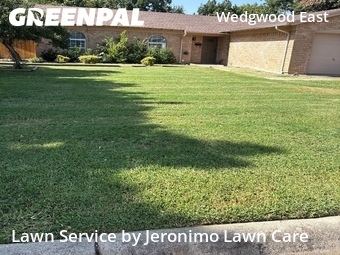 Grass Cutin Fort Worth,76133,Lawn Maintenance by Jeronimo Lawn Care , work completed in Jul , 2026