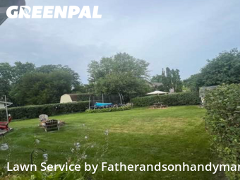 Grass Cuttingin Arlington Heights,60004,Lawn Mowing by Fatherandsonhandyman, work completed in Dec , 2025