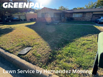 Lawn Mowing Servicein Hurst,76053,Lawn Care Service by Hernandez Mowing, work completed in Nov , 2025