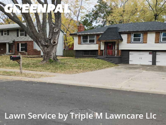 Front Yard Mowing in Blue Springs, 64014, Grass Cutting by Triple M Lawncare Llc, work completed in Nov , 2025