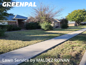 Lawn Care Servicein Lewisville,75067,Lawn Mowing Service by MALDEZ RONAN, work completed in Nov , 2025