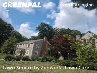 Grass Care in Upper Arlington, 43221, Front Yard Mowing by Zenworks Lawn Care, work completed in Oct , 2025
