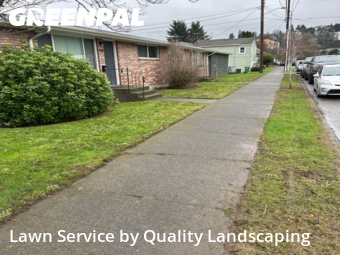 Lawn mowed in Renton, 98057