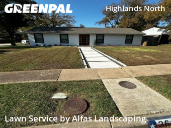 Grass Cutin Dallas,75229,Lawn Care Service by Alfas Landscaping, work completed in Dec , 2025