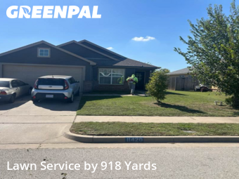 Weed Trimming in Owasso, 74055, Yard Grooming by 918 Yards, work completed in Nov , 2025