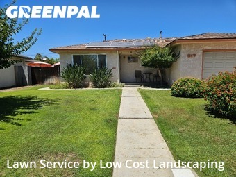 Lawn mowing work completed in Clovis, CA