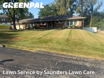Lawn Servicein Ferguson,63135,Yard Mowing by Saunders Lawn Care, work completed in Nov , 2025