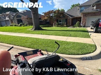 Lawn Mowin Grapevine,76051,Yard Cutting by K&B Lawncare, work completed in Jun , 2026