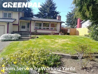 Lawn mowed in Kent, 98032