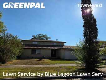 Yard Cuttingin Sugar Land,77498,Lawn Service by Blue Lagoon Lawn Serv, work completed in Dec , 2025