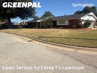 Backyard Landscaping In Oklahoma City,73112,Landscaping by Corey F’s Lawncare, work completed in Oct , 2025