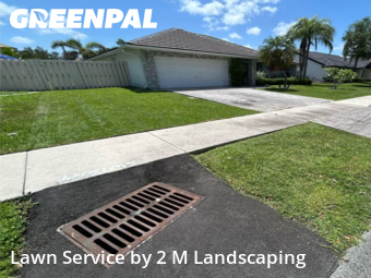 Grass Cutin Davie,33325,Grass Cutting by 2 M Landscaping, work completed in Nov , 2025