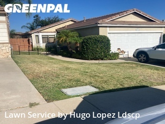 Lawn mowing work completed in Menifee, CA