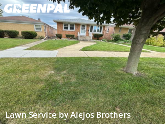 Yard Cutting in Oak Lawn, 60459, Yard Care by Alejos Brothers, work completed in Dec , 2025