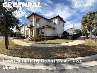 Yard Mowingin Orlando,32827,Lawn Care Service by Green Wave Lawn Mower, work completed in Feb , 2026