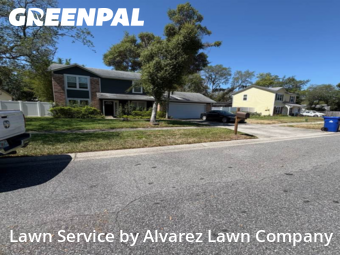 Lawn Carein Pine Hills,32818,Yard Cutting by Alvarez Lawn Company, work completed in Dec , 2025