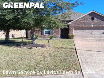 Lawn Cutin Pearland,77584,Lawn Care by Larios Lawn Services, work completed in Dec , 2025