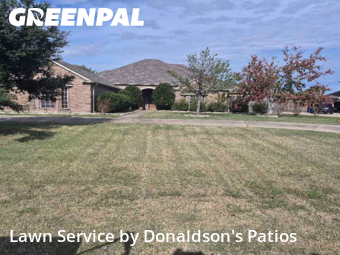 Lawn Mowingin Wylie,75098,Yard Mowing by Donaldson's Patios, work completed in Dec , 2025