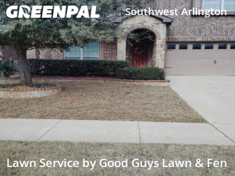 Landscaping Renovation In Arlington,76001,Landscaping Cleanup by Good Guys Lawn & Fen, work completed in Jan , 2026