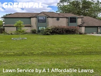 Lawn Cuttingin Friendswood,77546,Lawn Care by A 1 Affordable Lawns, work completed in Nov , 2025