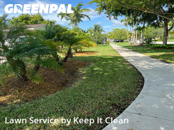 Lawn Servicein Kendall,33176,Lawn Maintenance by Keep It Clean, work completed in Jan , 2026