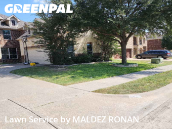 Lawn Carein Grand Prairie,75054,Lawn Care by MALDEZ RONAN, work completed in Nov , 2025