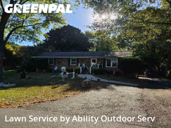 Grass Cuttingin Huntersville,28078,Lawn Maintenance by Ability Outdoor Serv, work completed in Dec , 2025