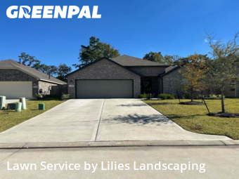 Lawn Servicein Conroe,77301,Lawn Mow by Lilies Landscaping, work completed in Dec , 2025