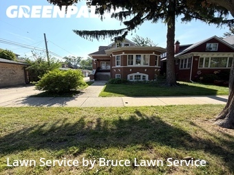 Lawn Mowing Servicein Oak Park,60302,Yard Cutting by Bruce Lawn Service, work completed in Jul , 2026