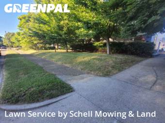 Yard Cutting in Terre Haute, 47804, Lawn Mowing by Schell Mowing & Land, work completed in Nov , 2025