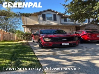 Grass Cutin Spring,77386,Yard Cutting by J.A Lawn Service, work completed in Feb , 2026