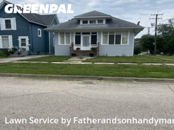 Grass Cutin Elgin,60123,Grass Cutting by Fatherandsonhandyman, work completed in Jan , 2026