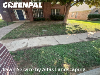 Grass Cutin Lewisville,75077,Yard Mowing by Alfas Landscaping, work completed in Nov , 2025