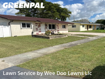 Landscaping In Hollywood,33024,Landscape Design by Wee Doo Lawns Llc, work completed in Oct , 2025