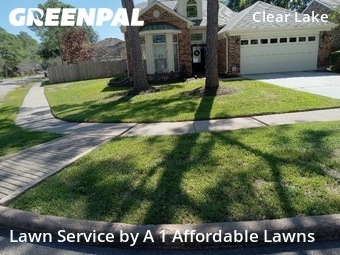 Grass Cutin Houston,77062,Lawn Service by A 1 Affordable Lawns, work completed in Feb , 2026
